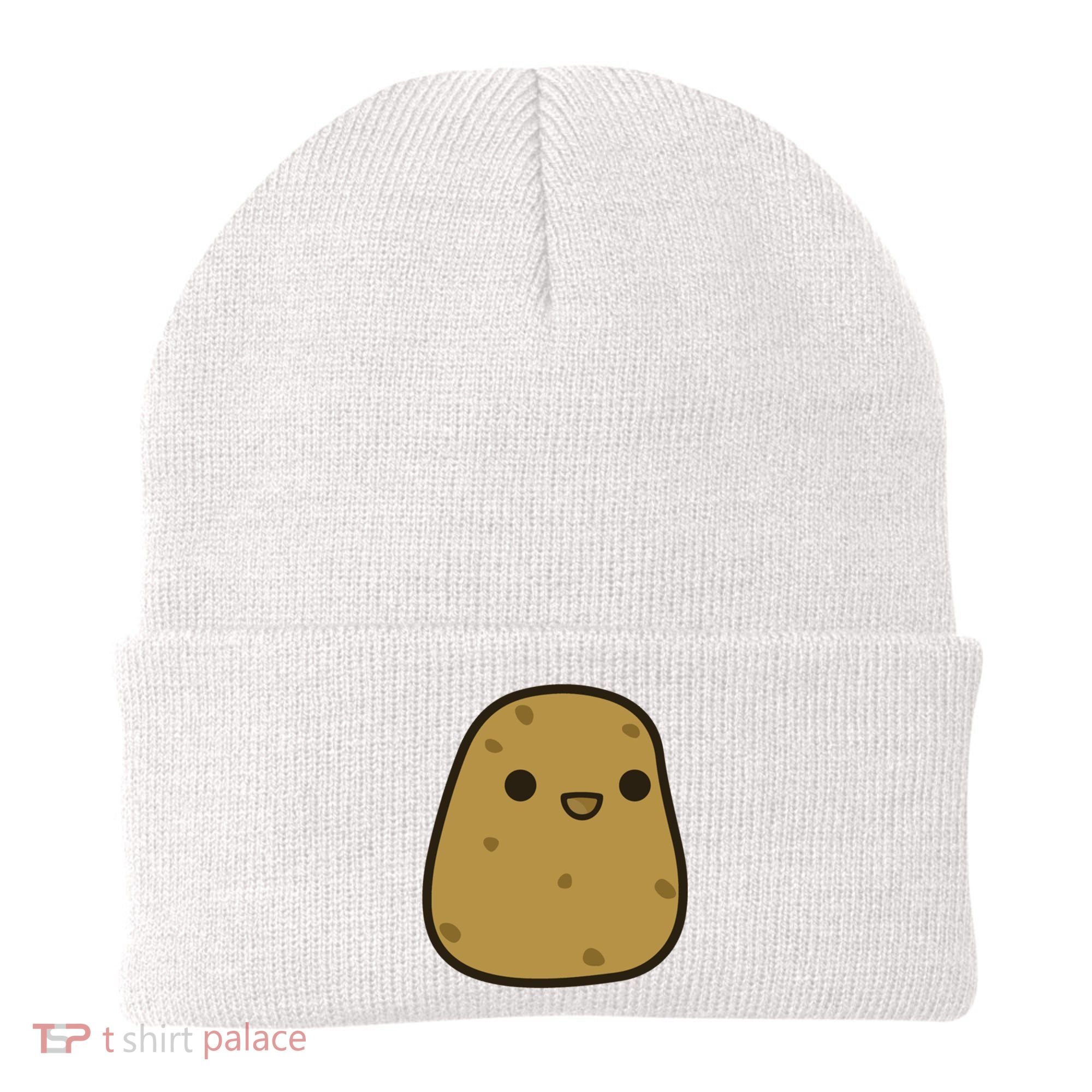 Potato Cool Gift Cute Food Graphic Funny Gift For Potato Lovers Beanie