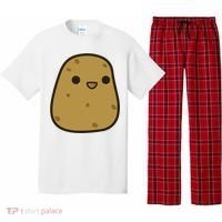 Potato Cool Gift Cute Food Graphic Funny Gift For Potato Lovers Pajama Set thumb 0