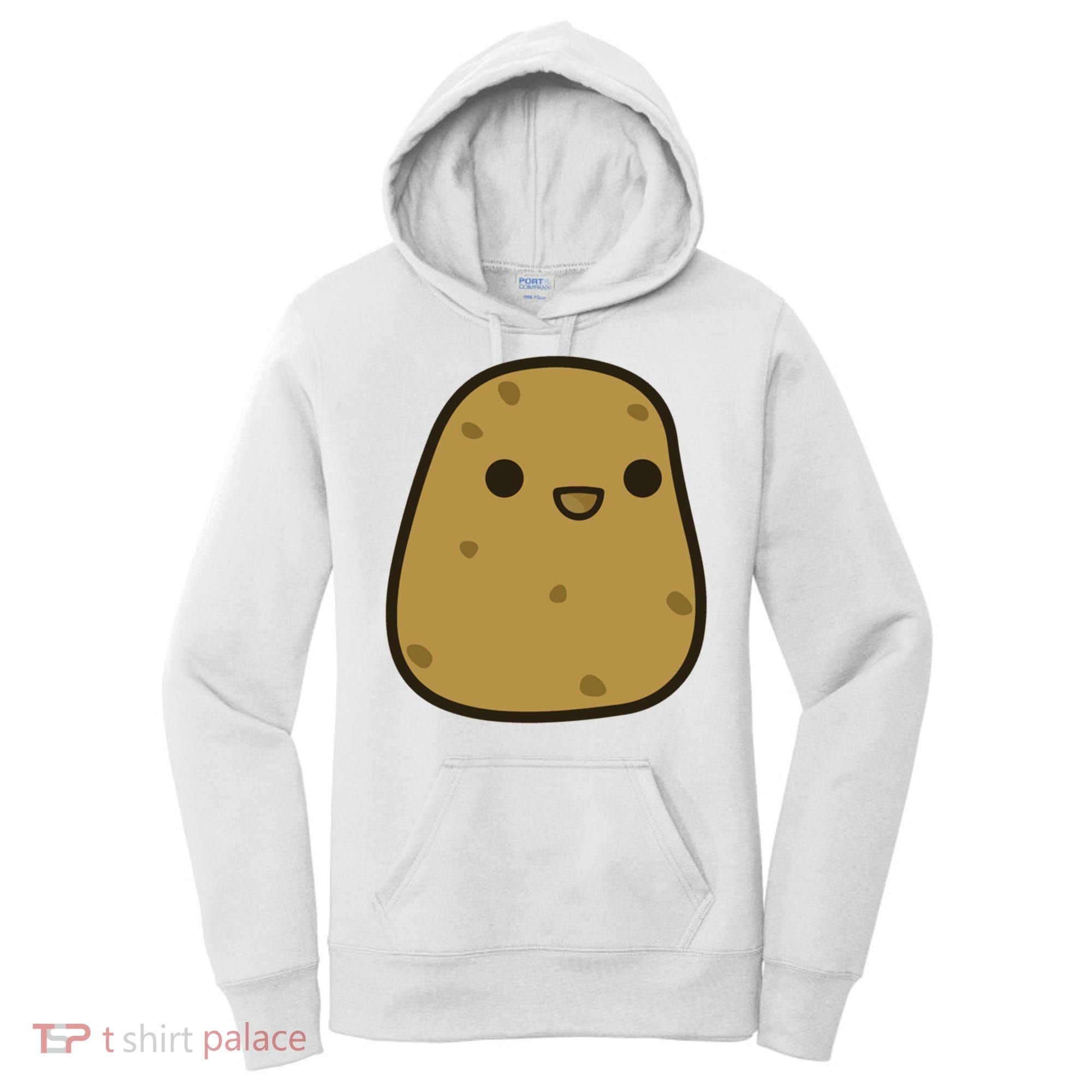 Potato Cool Gift Cute Food Graphic Funny Gift For Potato Lovers Women's Hoodie