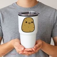 Potato Cool Gift Cute Food Graphic Funny Gift For Potato Lovers Tumbler thumb 2