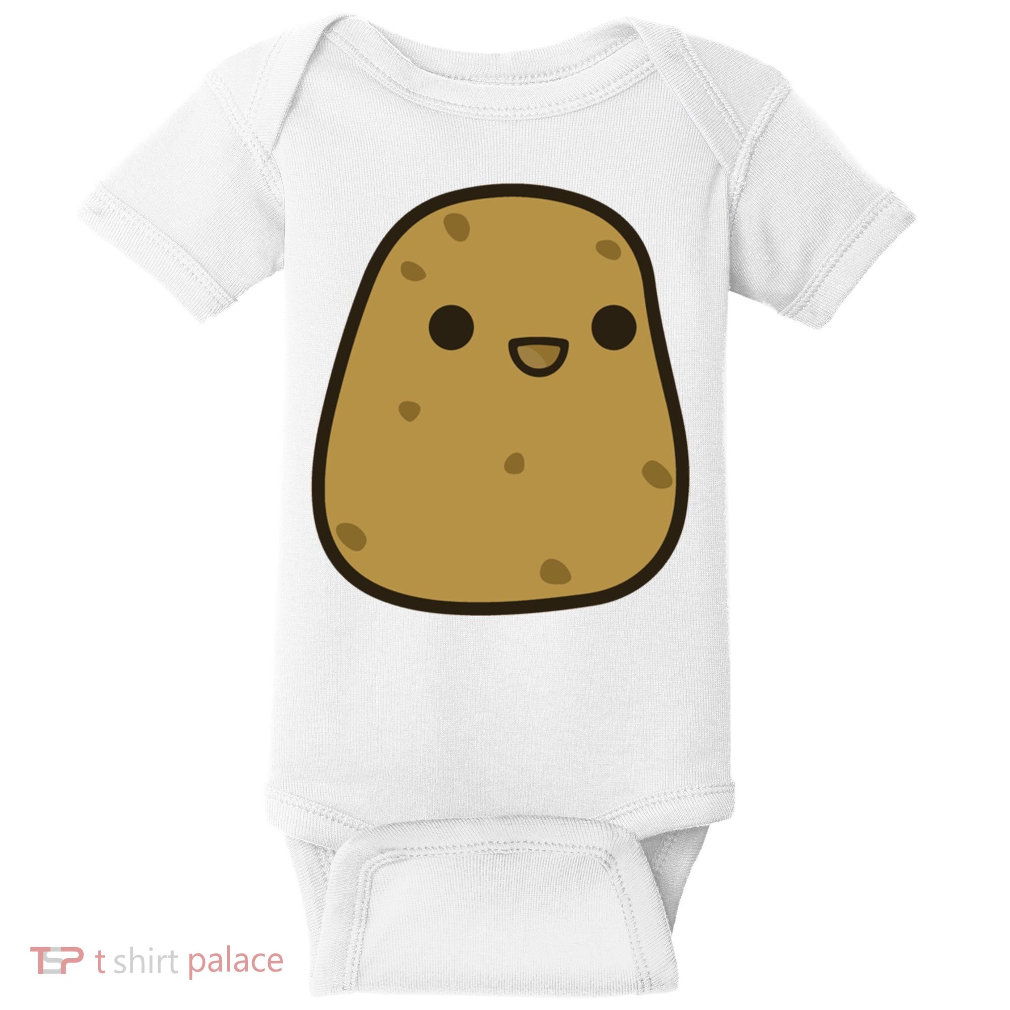 Potato Cool Gift Cute Food Graphic Funny Gift For Potato Lovers Baby Bodysuit