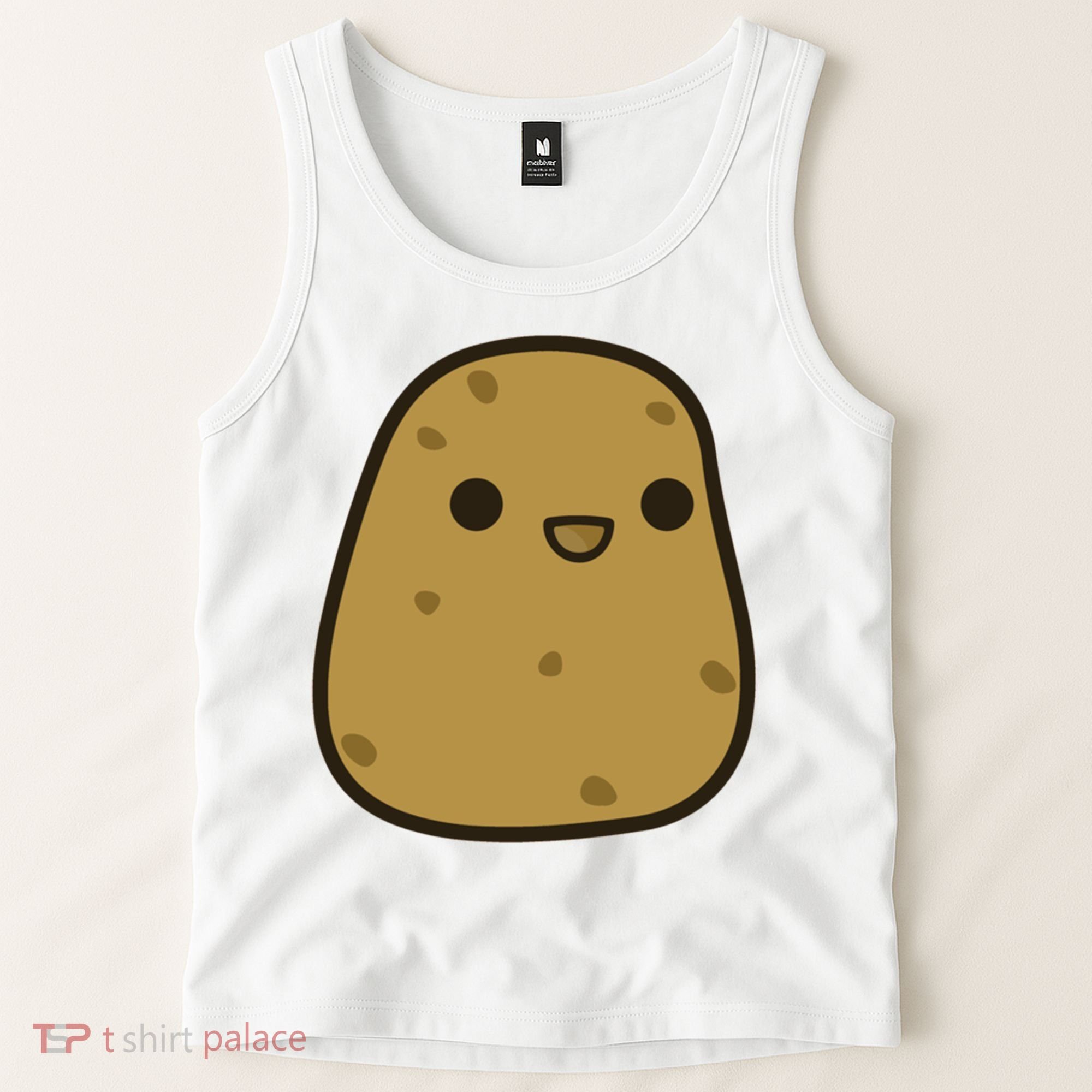 Potato Cool Gift Cute Food Graphic Funny Gift For Potato Lovers Tank Top