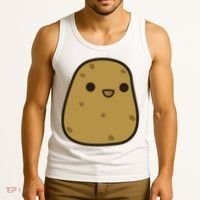 Potato Cool Gift Cute Food Graphic Funny Gift For Potato Lovers Tank Top thumb 3