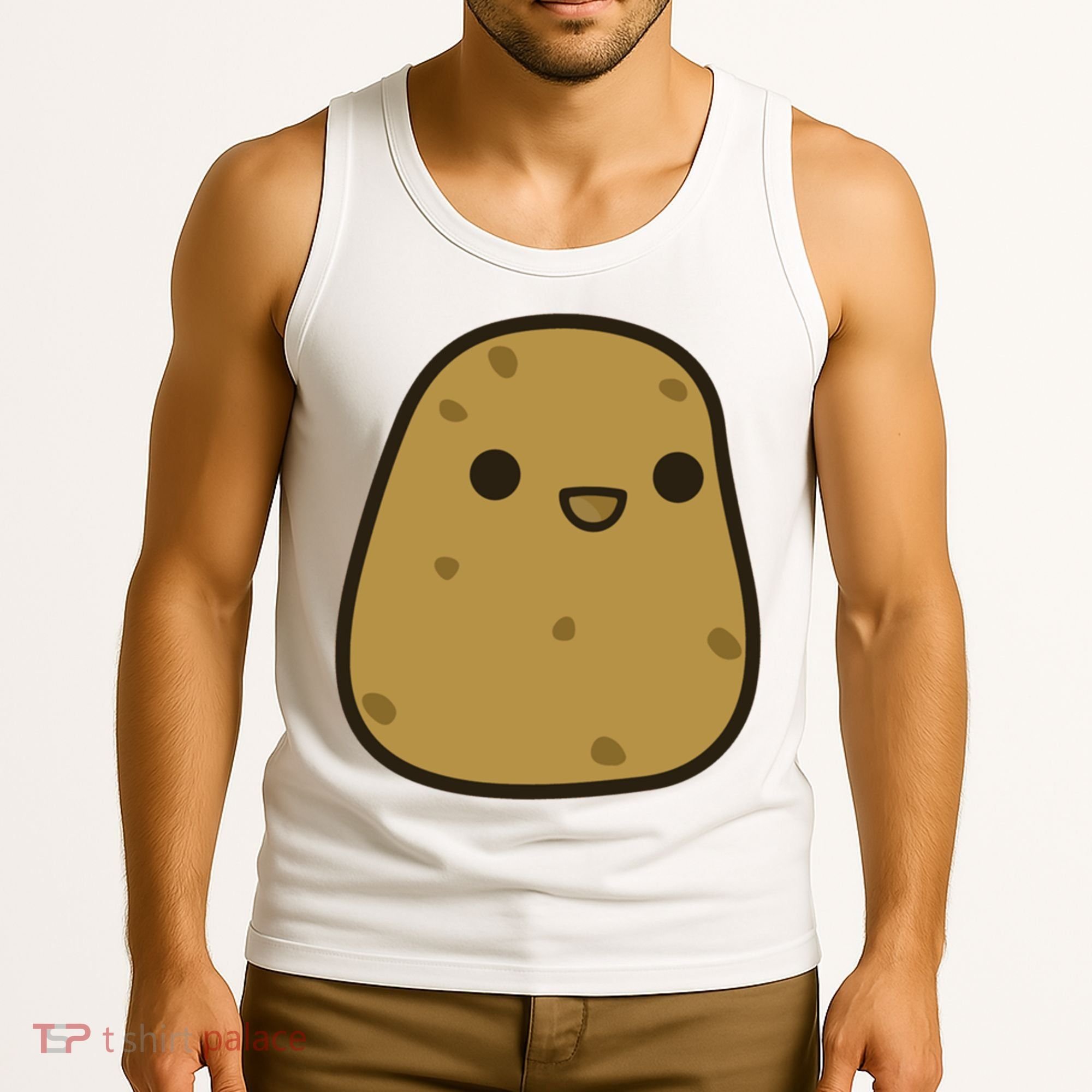 Potato Cool Gift Cute Food Graphic Funny Gift For Potato Lovers Tank Top