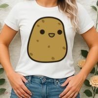 Potato Cool Gift Cute Food Graphic Funny Gift For Potato Lovers Women's T-Shirt thumb 2