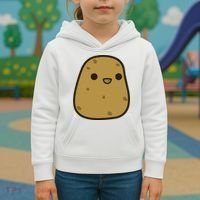 Potato Cool Gift Cute Food Graphic Funny Gift For Potato Lovers Kids Hoodie thumb 3