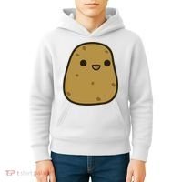 Potato Cool Gift Cute Food Graphic Funny Gift For Potato Lovers Kids Hoodie thumb 4