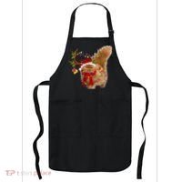 Persian Cat Gorgeous Reindeer Christmas Tree Light Xmas Apron thumb 0