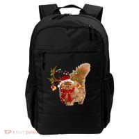 Persian Cat Gorgeous Reindeer Christmas Tree Light Xmas Backpack thumb 0