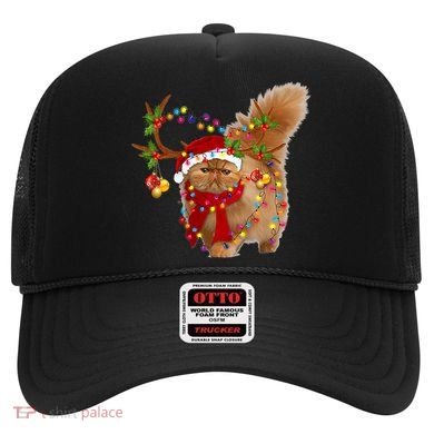 Persian Cat Gorgeous Reindeer Christmas Tree Light Xmas Hat