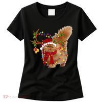 Persian Cat Gorgeous Reindeer Christmas Tree Light Xmas Women's T-Shirt thumb 0