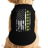 Pickleball Cool Gift American Flag Pickleball Player Gift Cute Gift Doggie Tank thumb 0