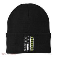 Pickleball Cool Gift American Flag Pickleball Player Gift Cute Gift Beanie thumb 0