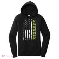 Pickleball Cool Gift American Flag Pickleball Player Gift Cute Gift Women's Hoodie thumb 0