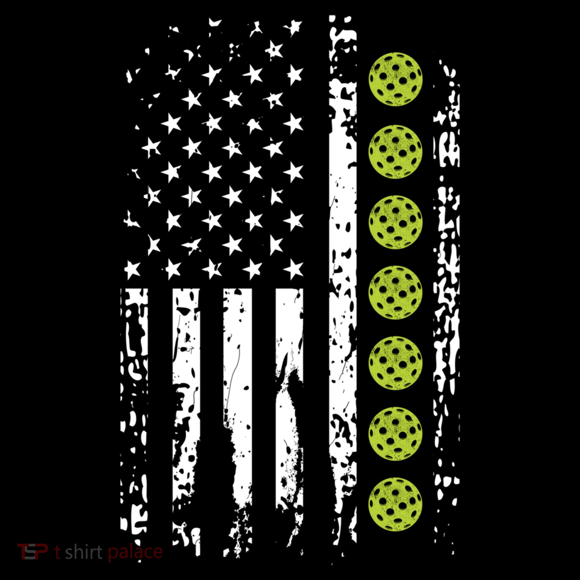 Pickleball Cool Gift American Flag Pickleball Player Gift Cute Gift Women's Hoodie