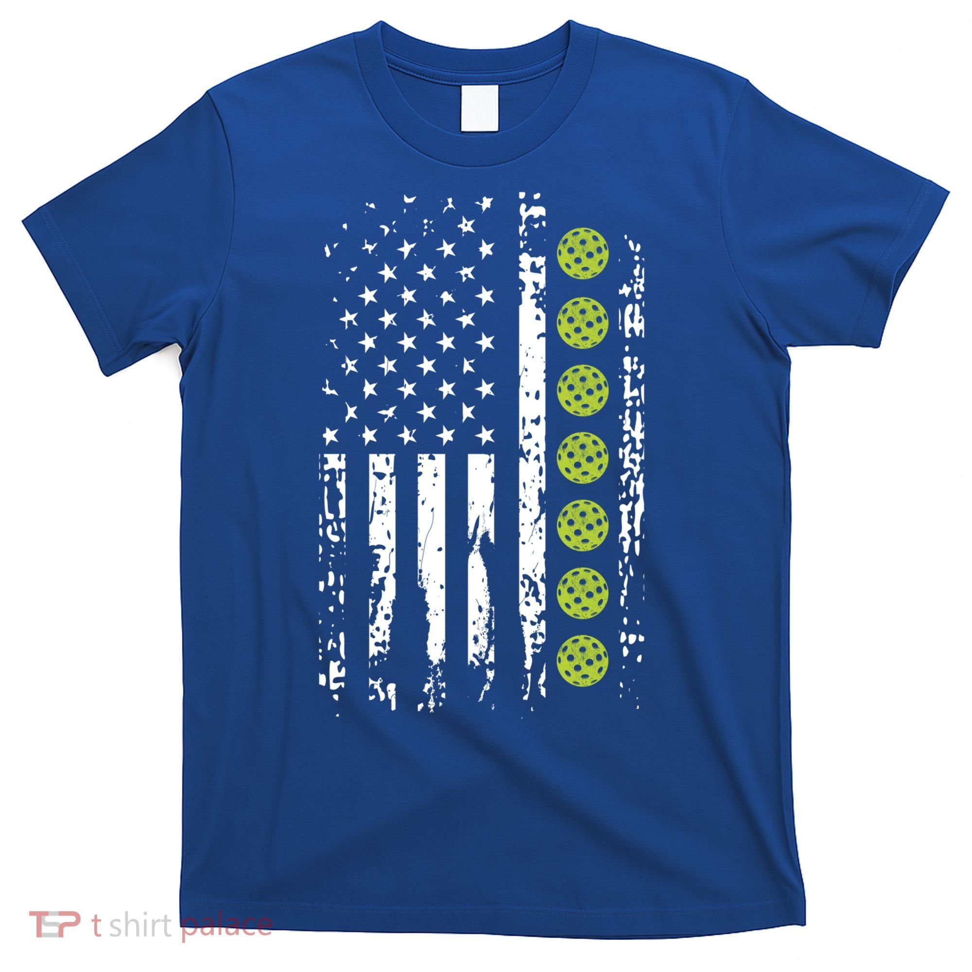 Pickleball Cool Gift American Flag Pickleball Player Gift Cute Gift T-Shirt