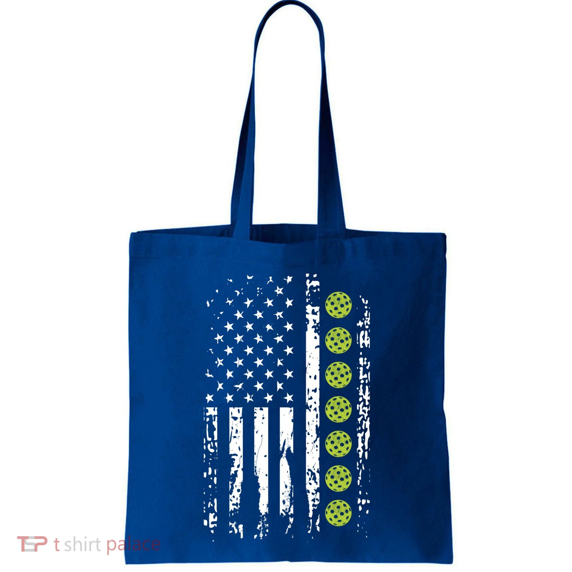 Pickleball Cool Gift American Flag Pickleball Player Gift Cute Gift Tote Bag