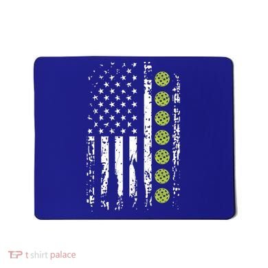 Pickleball Cool Gift American Flag Pickleball Player Gift Cute Gift Mousepad