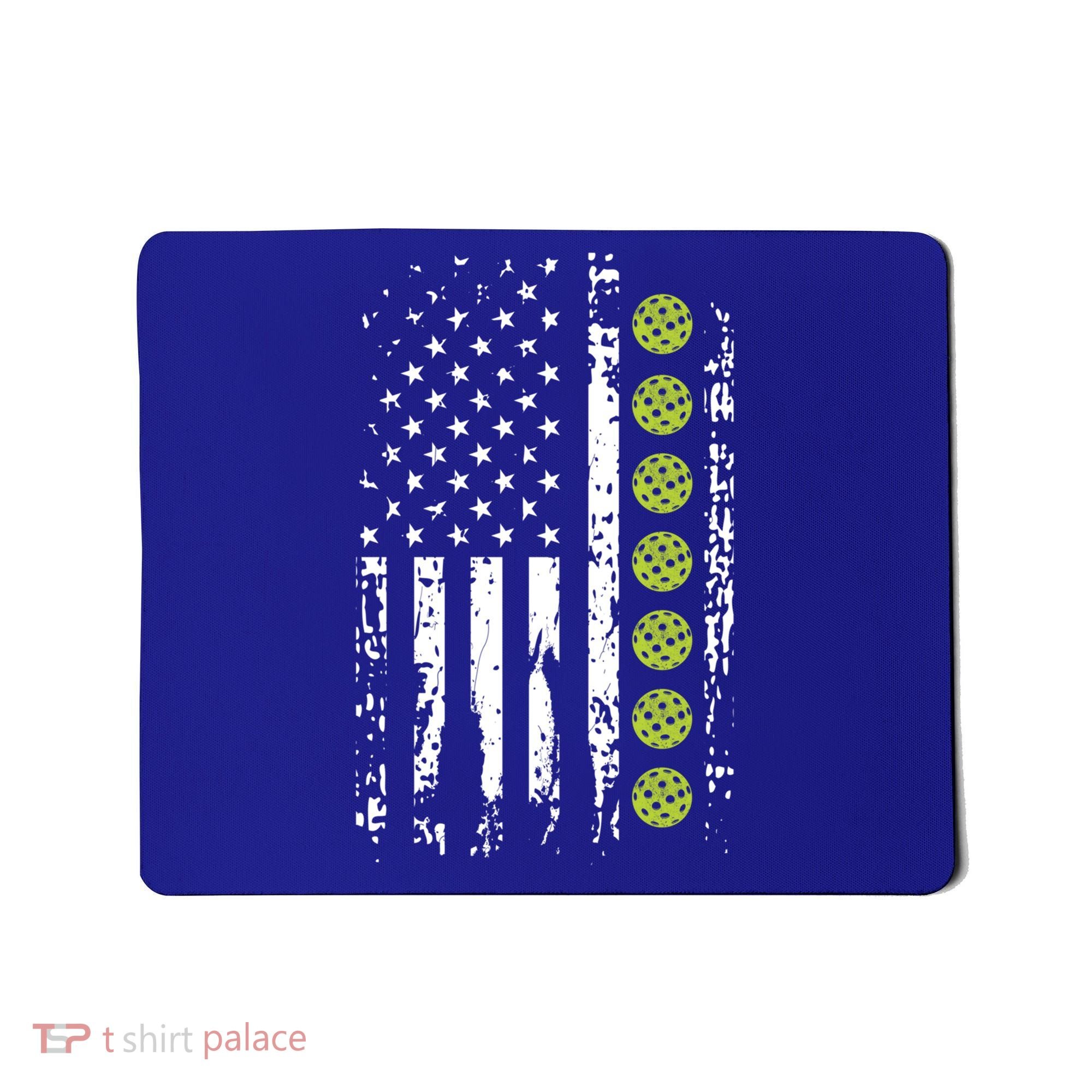 Pickleball Cool Gift American Flag Pickleball Player Gift Cute Gift Mousepad