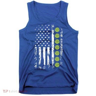 Pickleball Cool Gift American Flag Pickleball Player Gift Cute Gift Tank Top