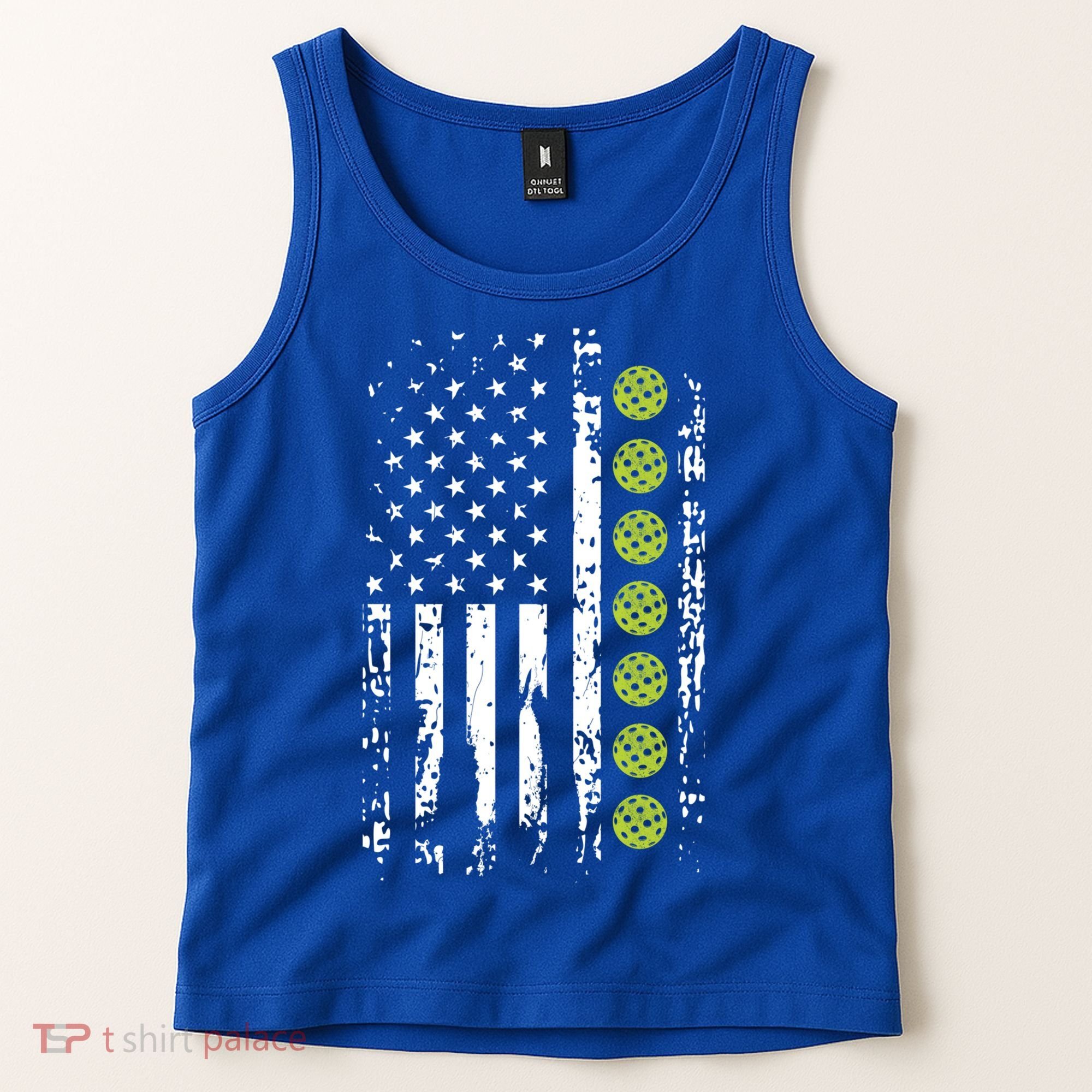 Pickleball Cool Gift American Flag Pickleball Player Gift Cute Gift Tank Top