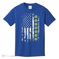 Pickleball Cool Gift American Flag Pickleball Player Gift Cute Gift Kids T-Shirt thumb 0