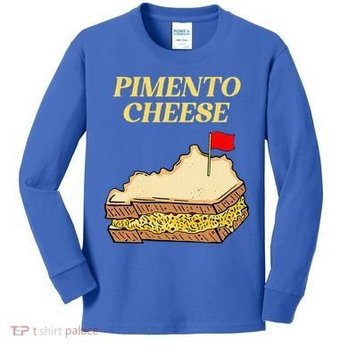 Pimento Cheese Golf Kids Long Sleeve Shirt