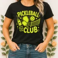 Pickleball Club Good Drinks Only Women's T-Shirt thumb 2