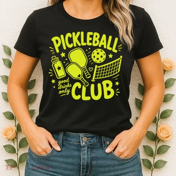 Pickleball Club Good Drinks Only Women's T-Shirt