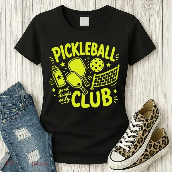 Pickleball Club Good Drinks Only Women's T-Shirt