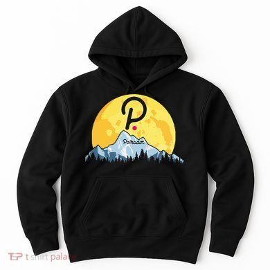 Polkadot Crypto Giant Moon Coin Dot Logo Cryptocurrency Hoodie
