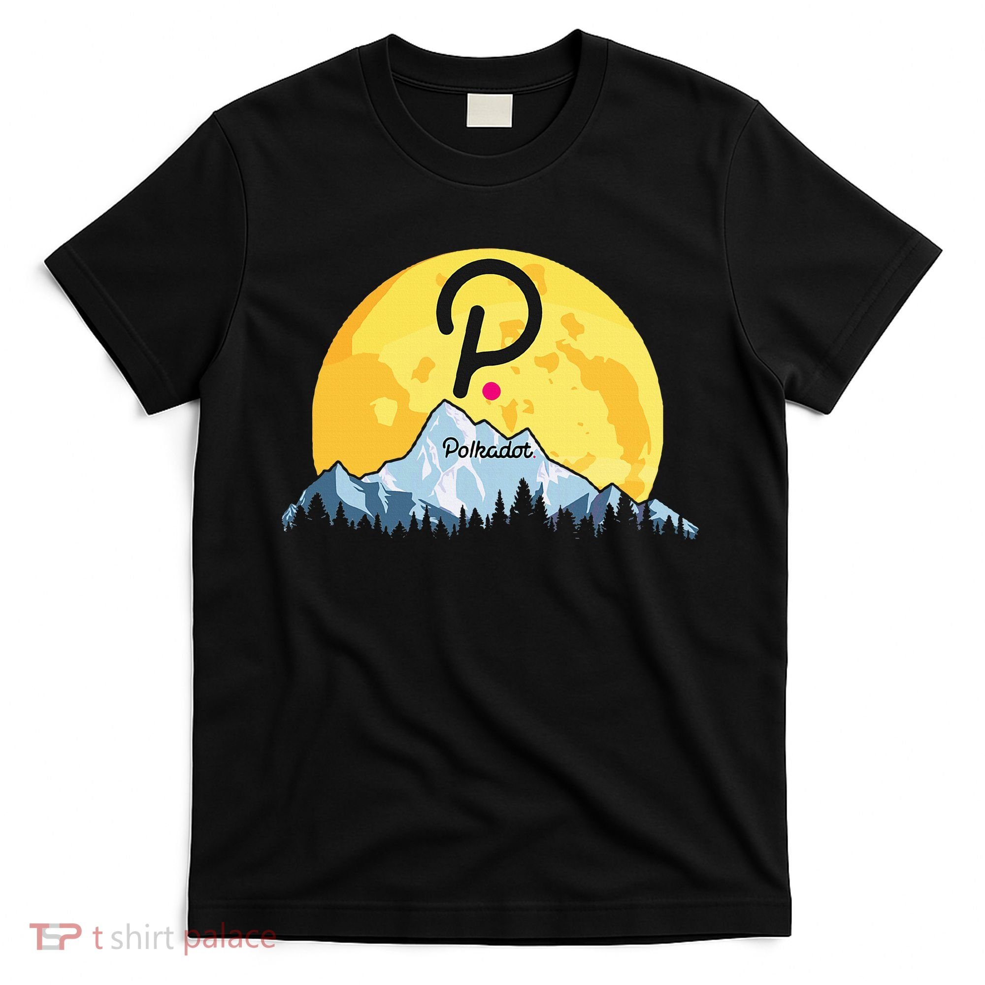 Polkadot Crypto Giant Moon Coin Dot Logo Cryptocurrency T-Shirt
