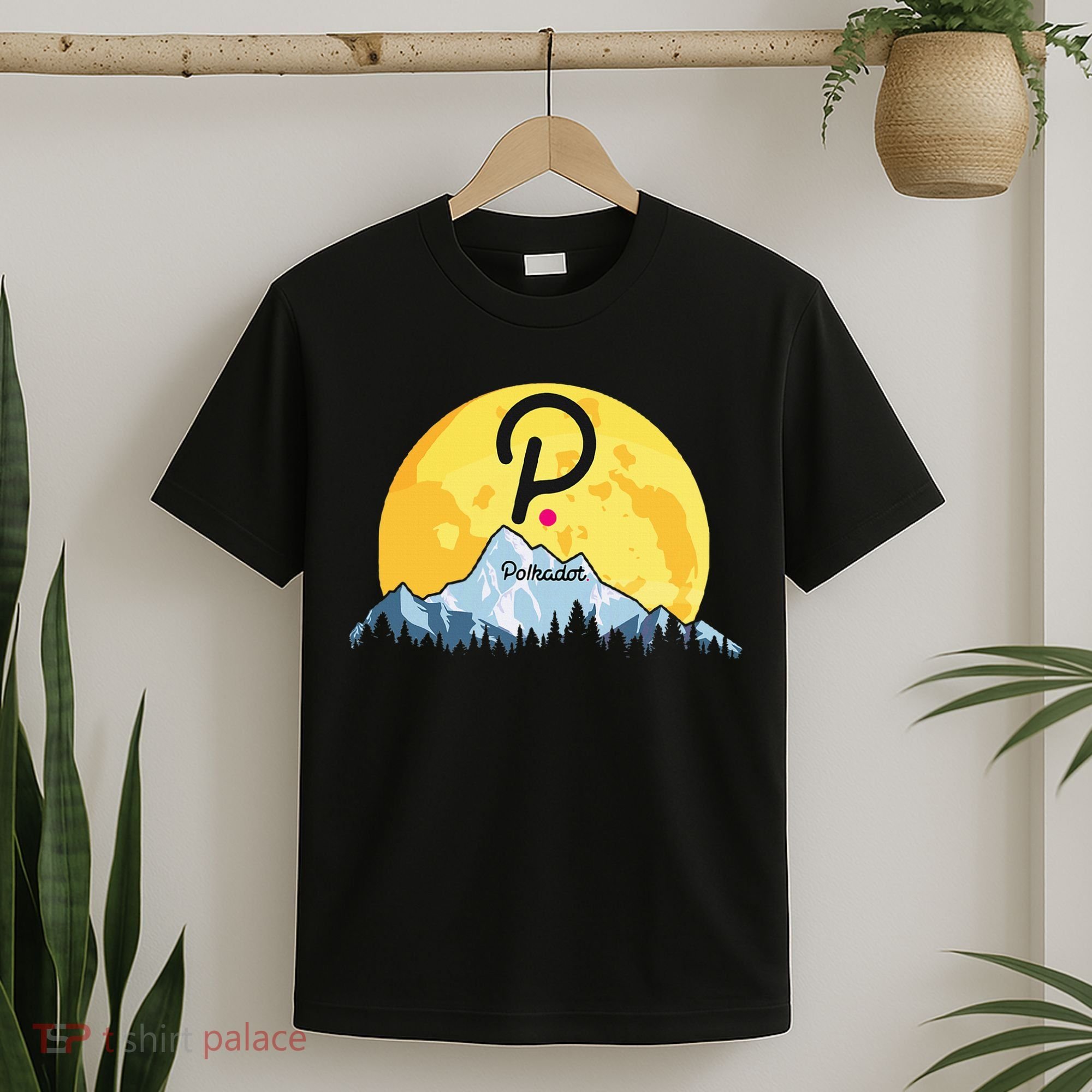 Polkadot Crypto Giant Moon Coin Dot Logo Cryptocurrency T-Shirt