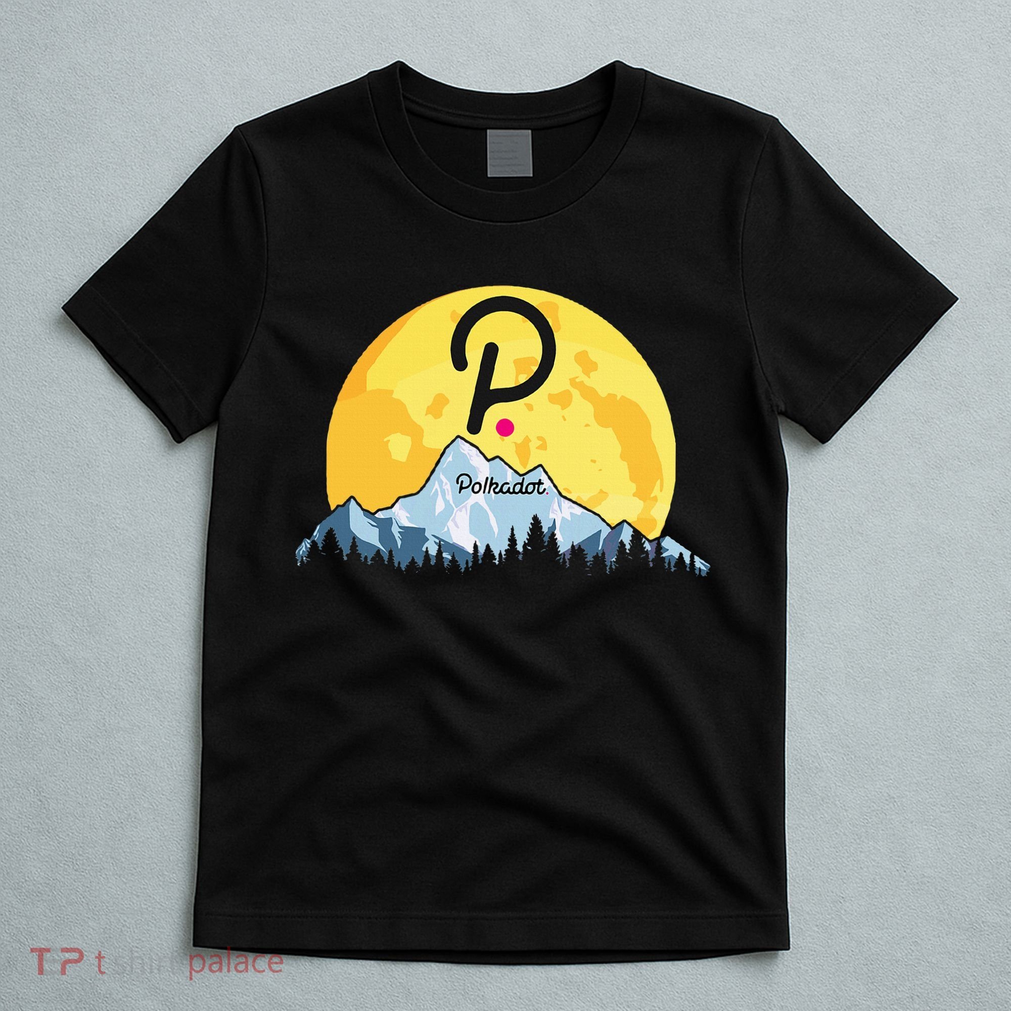 Polkadot Crypto Giant Moon Coin Dot Logo Cryptocurrency T-Shirt