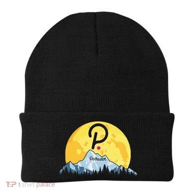 Polkadot Crypto Giant Moon Coin Dot Logo Cryptocurrency Beanie