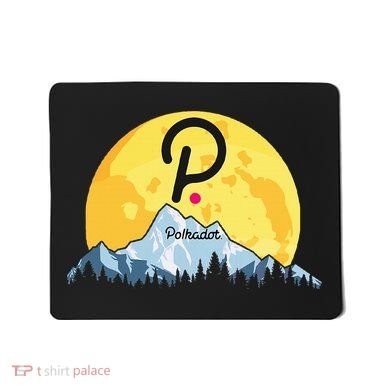 Polkadot Crypto Giant Moon Coin Dot Logo Cryptocurrency Mousepad