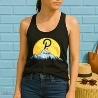 Polkadot Crypto Giant Moon Coin Dot Logo Cryptocurrency Women's Tank Top thumb 2