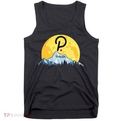 Polkadot Crypto Giant Moon Coin Dot Logo Cryptocurrency Tank Top