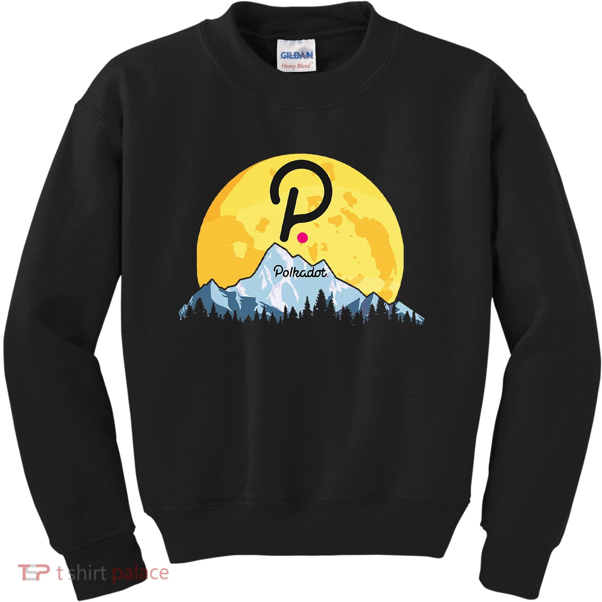 Polkadot Crypto Giant Moon Coin Dot Logo Cryptocurrency Kids Sweatshirt