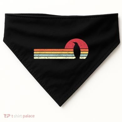 Penguin Cute Gift Retro Style Gift USA-Made Doggie Bandana