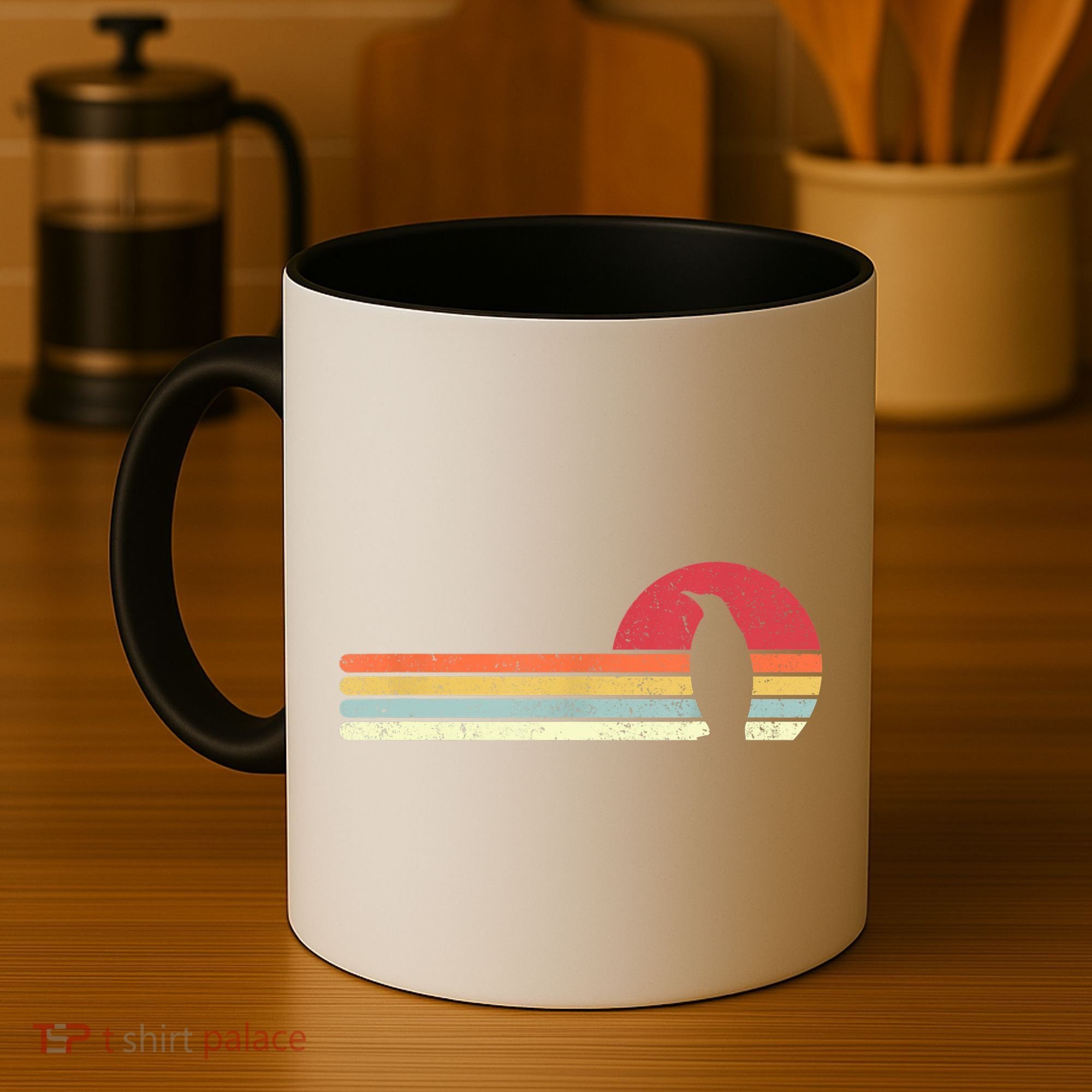 Penguin Cute Gift Retro Style Gift Coffee Mug