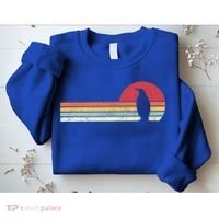 Penguin Cute Gift Retro Style Gift Sweatshirt thumb 2