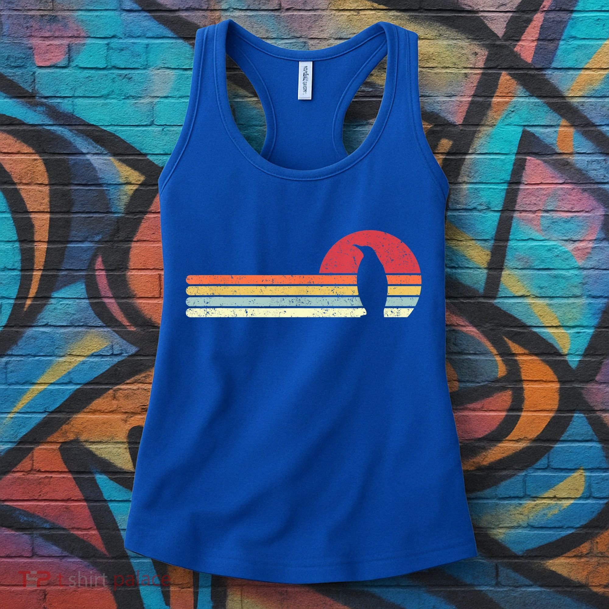 Penguin Cute Gift Retro Style Gift Women's Tank Top