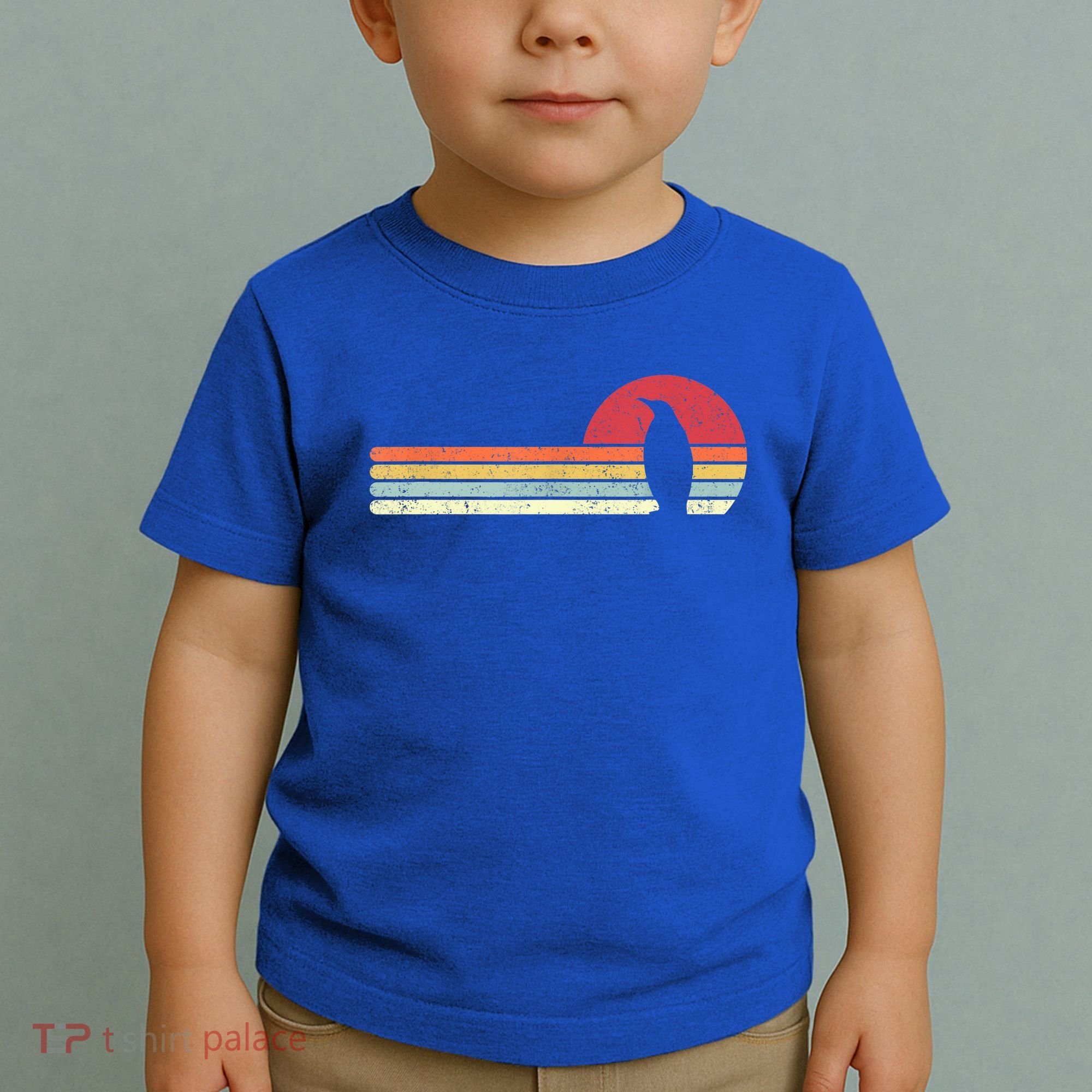 Penguin Cute Gift Retro Style Gift Toddler T-Shirt