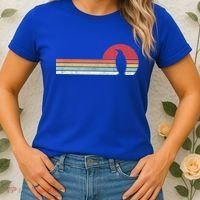 Penguin Cute Gift Retro Style Gift Women's T-Shirt thumb 2