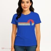 Penguin Cute Gift Retro Style Gift Women's T-Shirt thumb 4