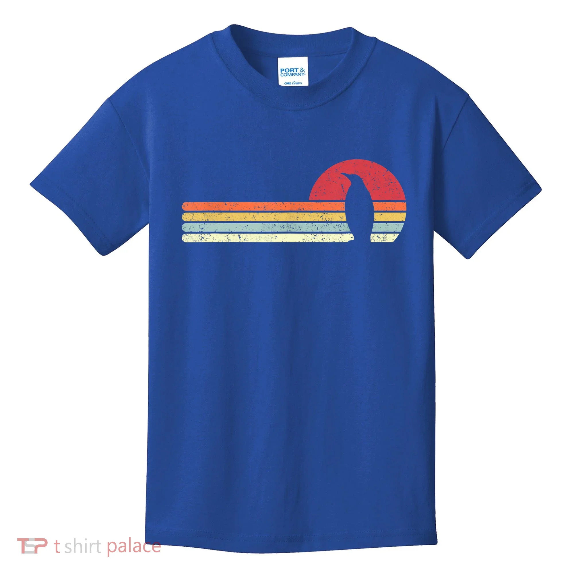 Penguin Cute Gift Retro Style Gift Kids T-Shirt