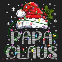 Papa Claus Gift For Christmas Lights Women's Sweatshirt thumb 2