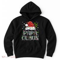 Papa Claus Gift For Christmas Lights Hoodie thumb 0