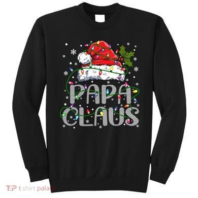 Papa Claus Gift For Christmas Lights Sweatshirt
